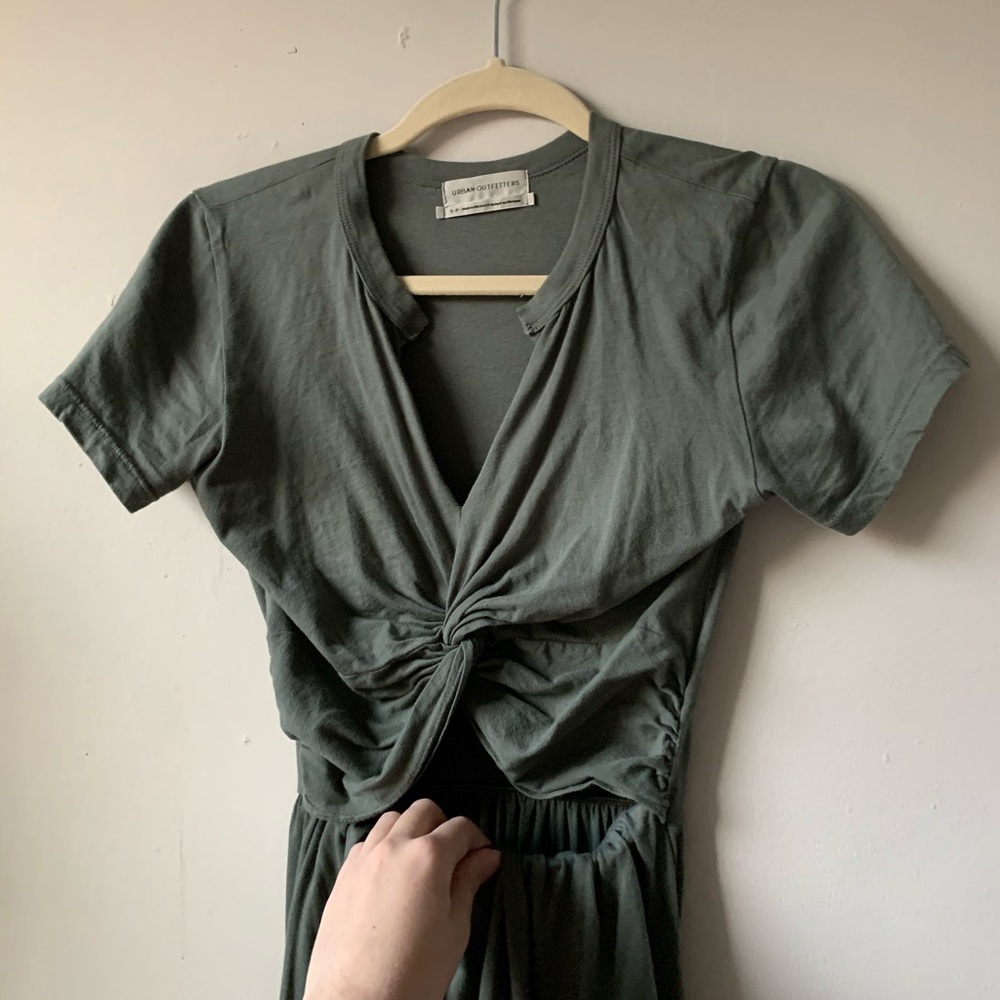 Urban Outfitters knot front cutout maxi dress